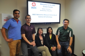 Missouri University of Science and Technology Students From left: Usama bin Rehman, Connor Kirtley, Alyssa Snider, Elizabeth Sotolongo and Colin Woolums.