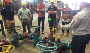 On 23 March, 29 petroleum engineering students with the IADC Student Chapter at the University of Louisiana-Lafayette were invited on a facility tour of Expro. The three-hour tour at the North and Central America operation center gave the students an opportunity to see and touch wellbore intervention and flowback operations equipment, along with a variety of other items.