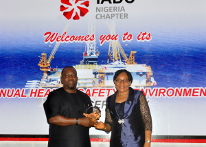 The IADC Nigeria Chapter recently awarded excellence in safety to several chapter members. Overall winner was Oando Energy Services. Mr. Bandele Badejo accepted the award on behalf of the company.