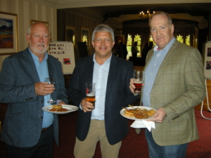 On 15 May, the IADC North Sea Chapter celebrated its 45th anniversary. Current and past chapter committee members were invited to attend a gathering to share reminiscences and stories from the past 45 years. From Left: John Atkinson, past NSC Chairman and former IADC Regional Representative; Gavin Sutherland, KCA Aberdeen, Former NSC Chairman and Pete Wilson, Rowan Companies, current NSC Chairman.