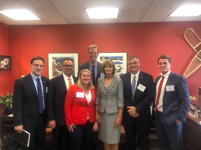 IADC members and staff met with U.S. Senator Lisa Murkowski (R-Alaska) during the Washington D.C. Fly-In